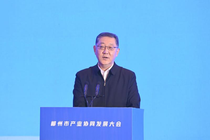 张壮致辞。柳州市融媒体中心记者 黄蕊 摄