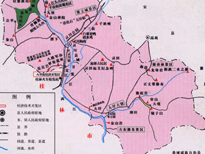 灵川县景点分布图